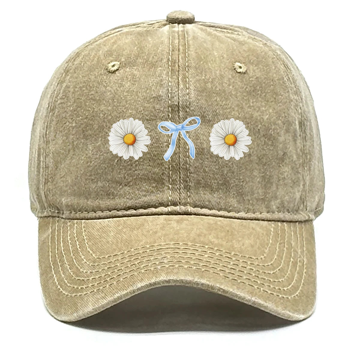 Flower Print Snapback Baseball Cap Flower Hat