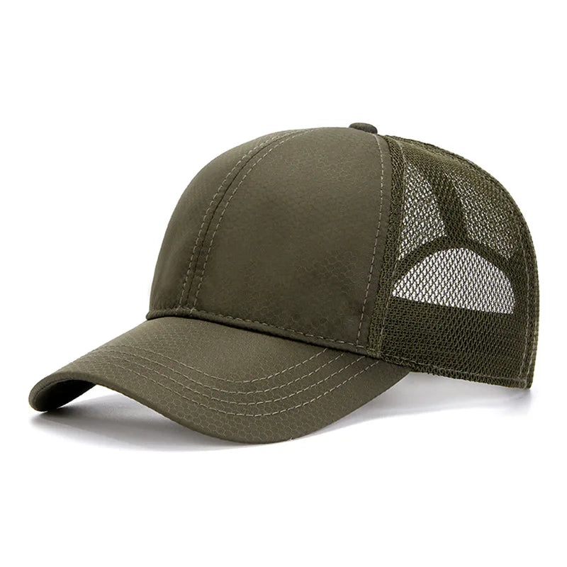 Baseball Cap Big Head Plus Size Summer Mesh Top Quality Oversize Sport Snapback Hat