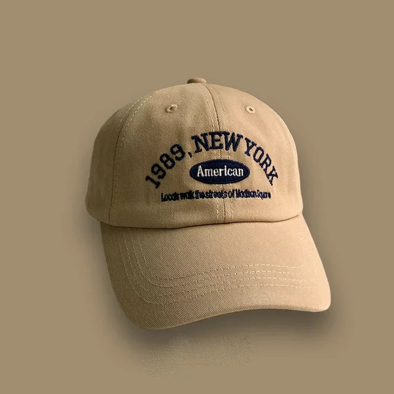 Embroidery 1989 New York Baseball Hats Washed Cotton Cap For Men Women
