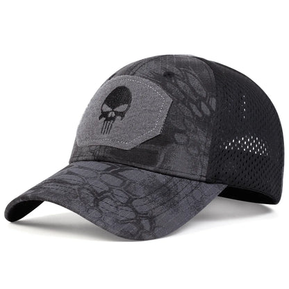 Unisex Skull Embroidered Baseball Caps