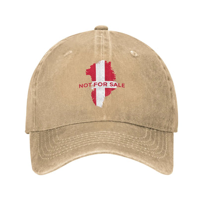 Greenland Is Not For Sale Baseball Cap Merch For Men Women