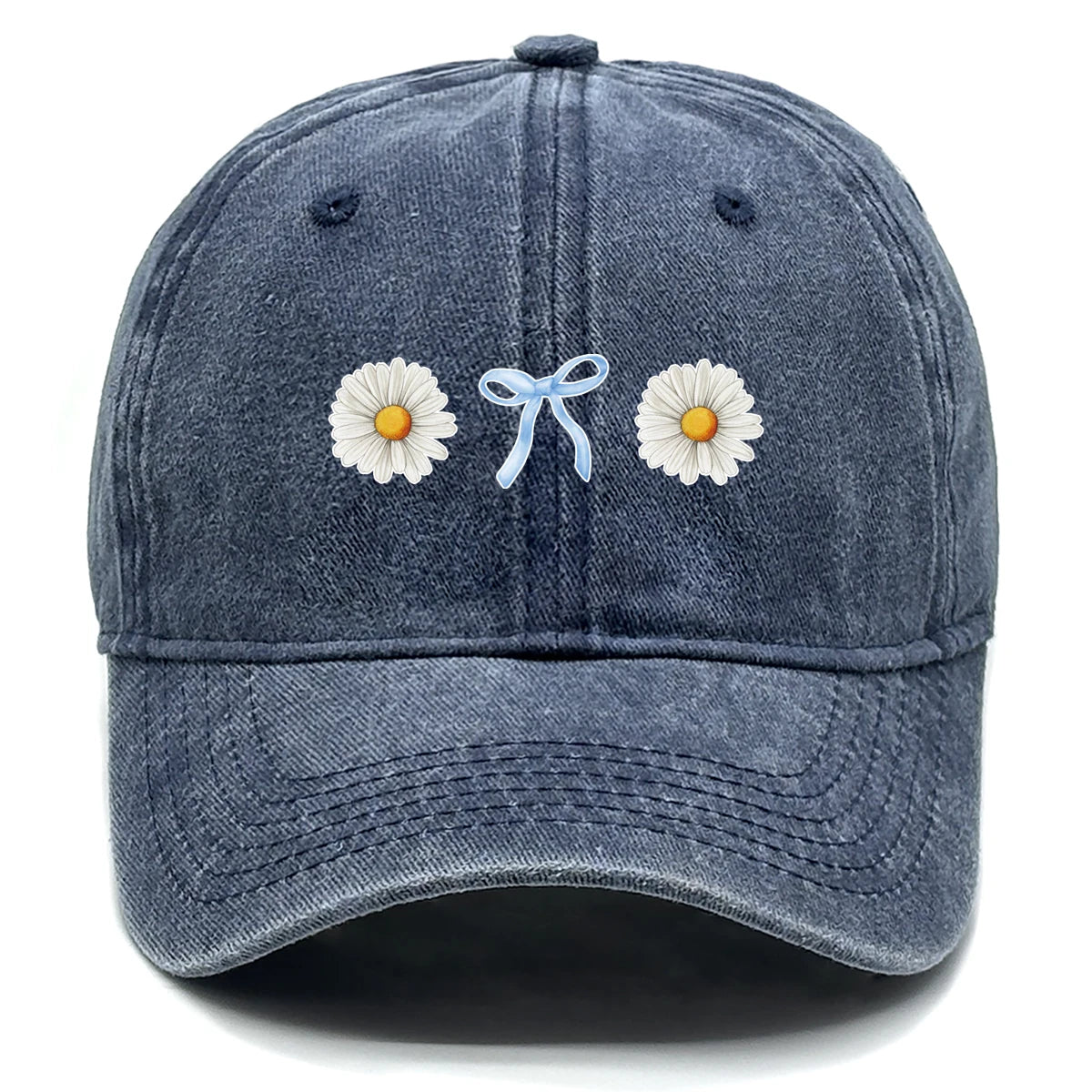 Flower Print Snapback Baseball Cap Flower Hat