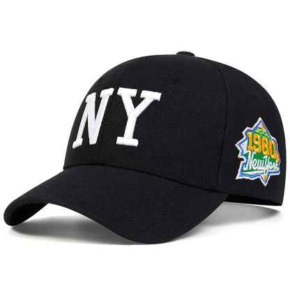 Unisex Letter Embroidery Baseball Caps Spring Autumn Outdoor Sunscreen Hat