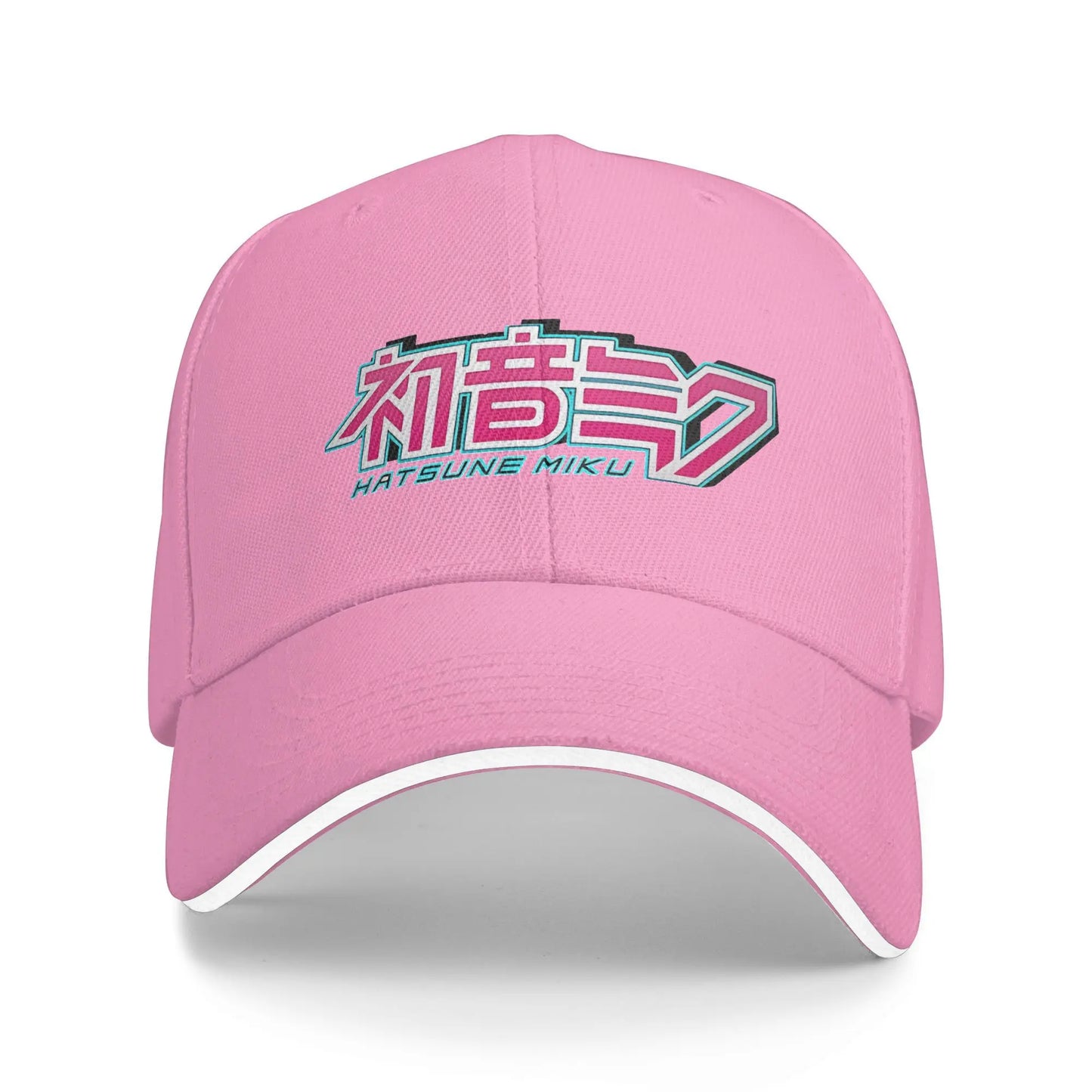 Hatsune Miku Logo Outfit Baseball Caps