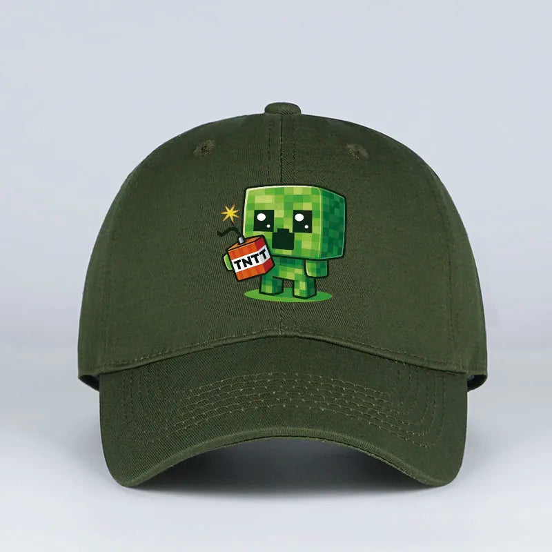 1 Creeper Pattern Baseball Cap