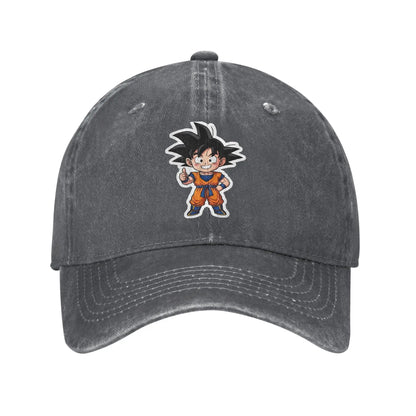 Anime Dragon Ball Song Goku Washed Baseball Cap