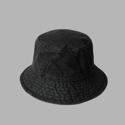 Retro Washed Cowboy Bucket Hat Women Men Wide Brim Sunhat Spring Summer