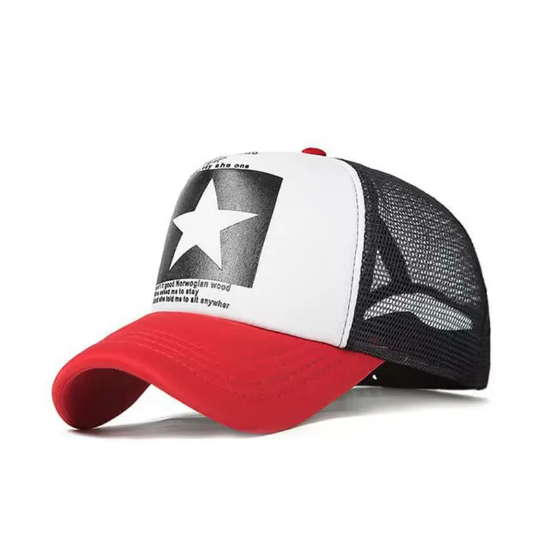 Fashion Spring Baseball Cap Snapback Mesh Hats