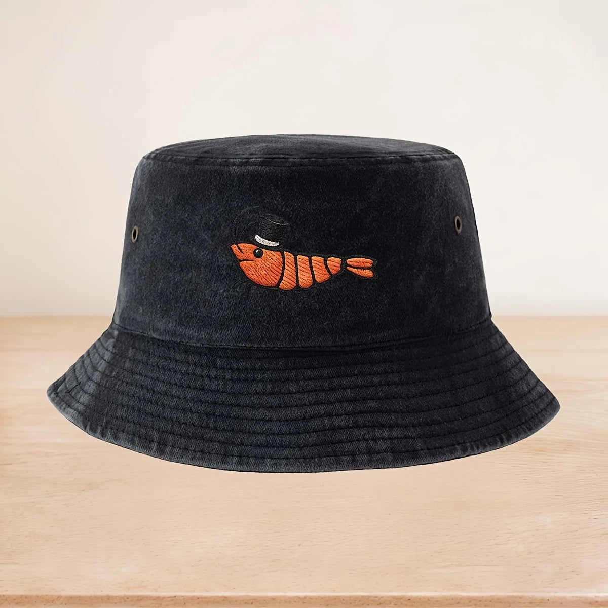 Bucket Hat Featuring A Gentlemanly Top Hat