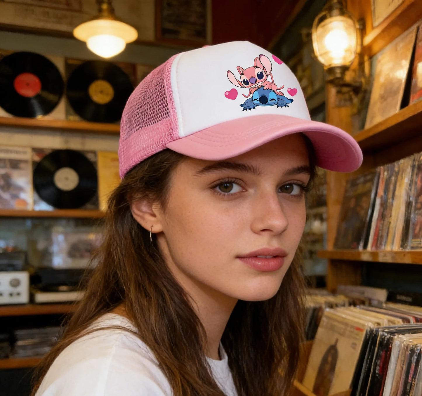 Disney Angel Stitch Summer Adult Baseball Cap