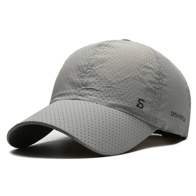 Men Women Mesh Moisture-Waging Quick Dry Baseball Cap