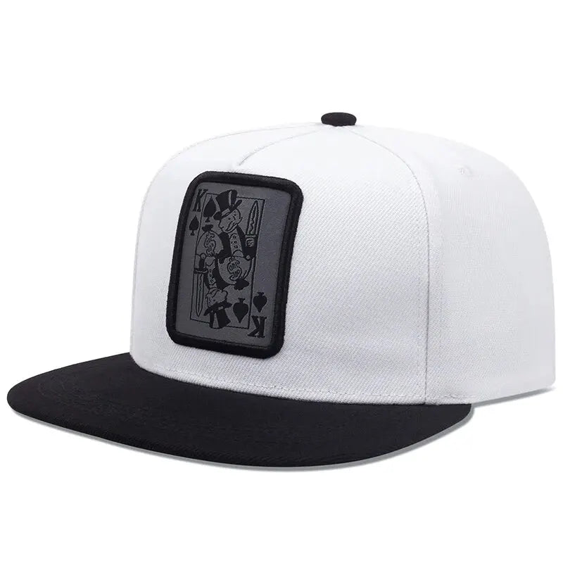 New Baseball Hip Hop Caps For Men Women Snapback Playing Card