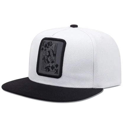 New Baseball Hip Hop Caps For Men Women Snapback Playing Card