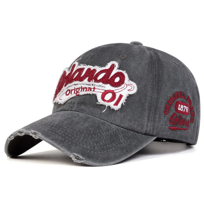Spring And Autumn/Summer Broken Hole Baseball Hat Retro Men's Women's