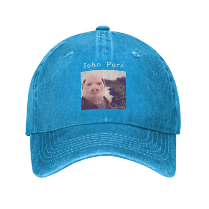 John Pork Is Calling Answer Call Phone Baseball Cap