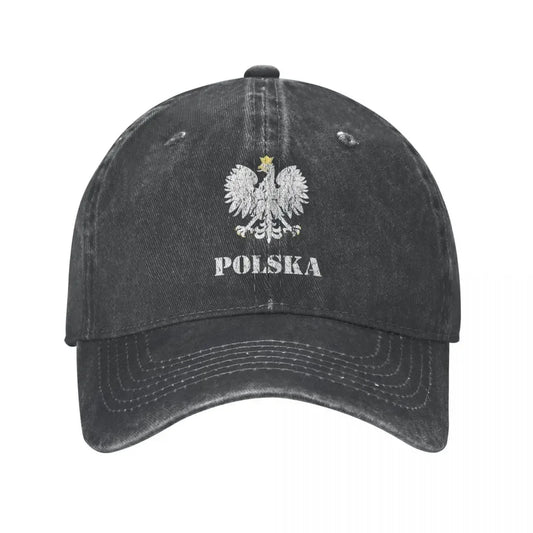 Vintage Polska Vintage Poland Polish Flag Baseball Cap