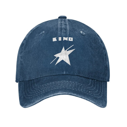 Viktor Tsoi Kino Night Star Sun Album Casual Baseball Cap