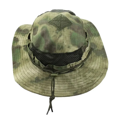 New Tactical Camouflage Bucket Hat Wide Brim Hat Men