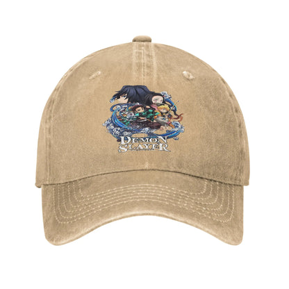 Pure Color Dad Hats Squad Haunting Baseball Caps Demon Slayer