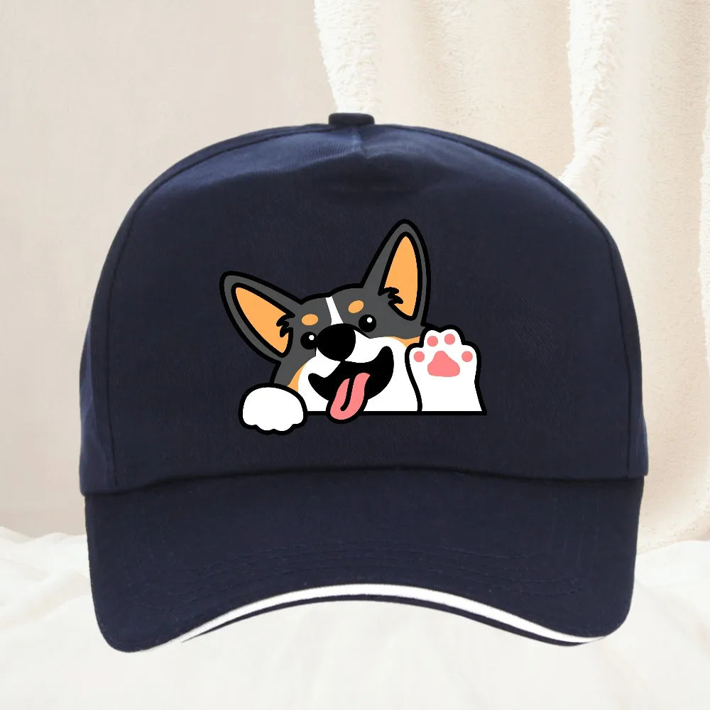 Cute Corgi Baseball Cap