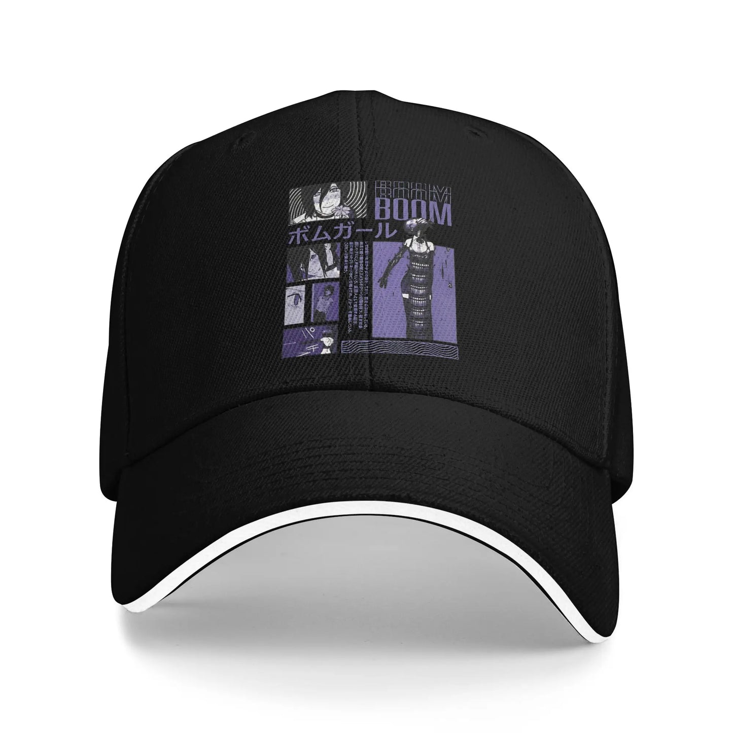 Reze Chainsaw Man Baseball Cap Fashion Anime Sandwich Cap Men Women