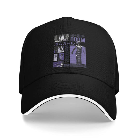 Reze Chainsaw Man Baseball Cap Fashion Anime Sandwich Cap Men Women