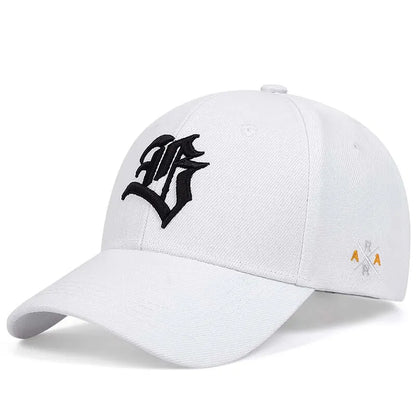 Unisex Gothic Letter Geometric Embroidery Baseball Caps