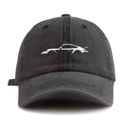 911 Print Washed Baseball Cap For Adults
