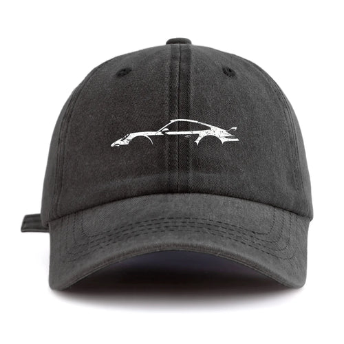 911 Print Washed Baseball Cap For Adults