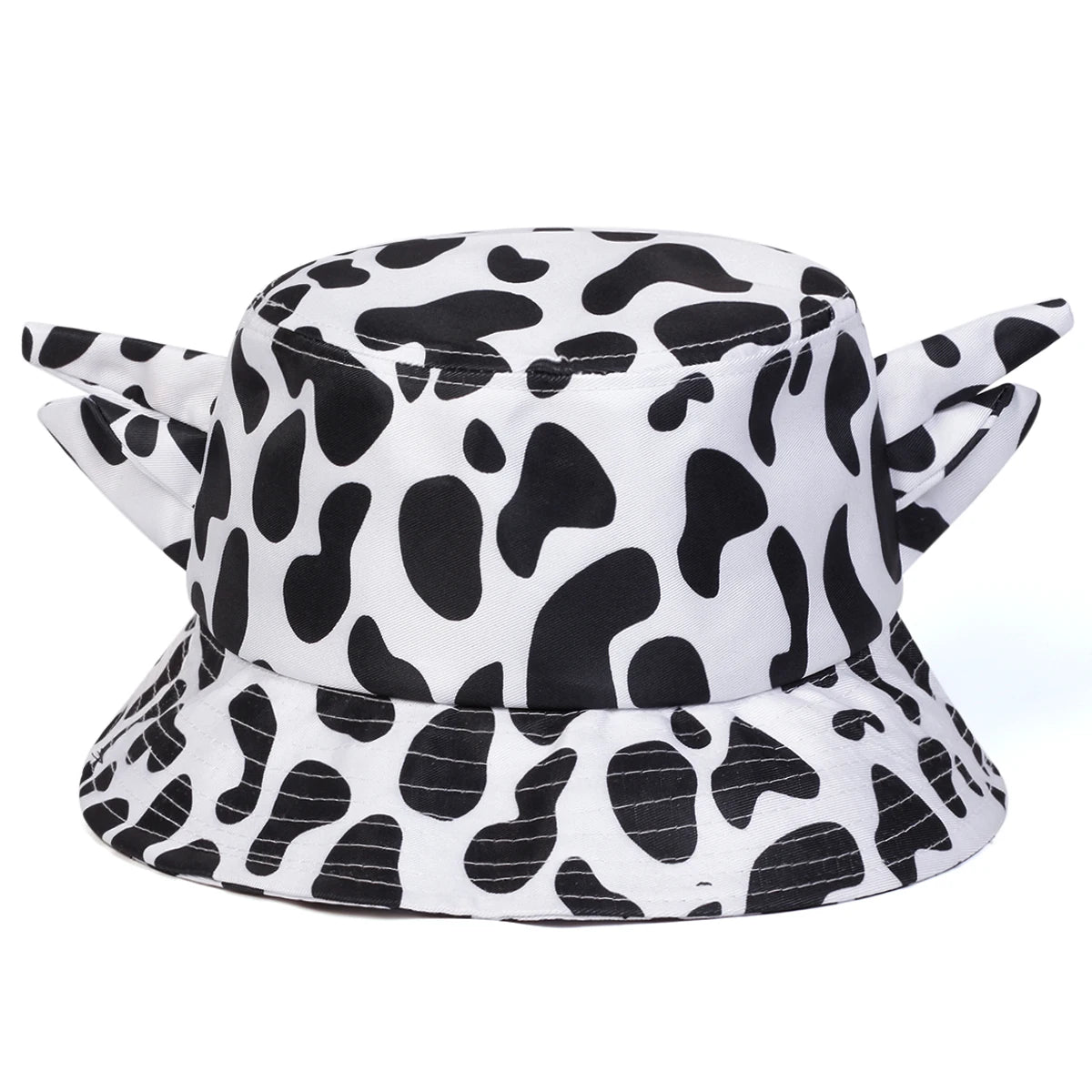 Unisex Personality Cute Cow Print Bucket Hats