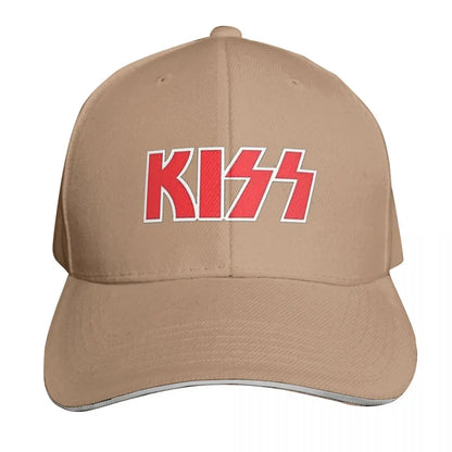 Kiss Logo Band Cap Fashion Casual Baseball Caps