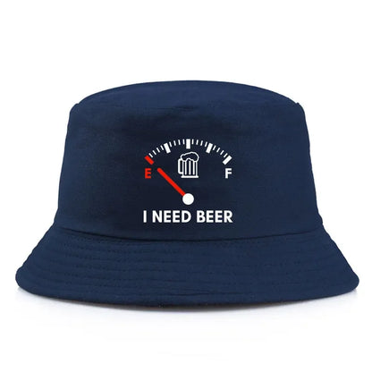 I Need Beer Reversible Bucket Hat For Woman Man