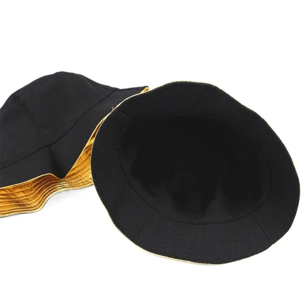 Fashion Solid Color Fisherman Hat Reversible Harajuku Bucket Cap