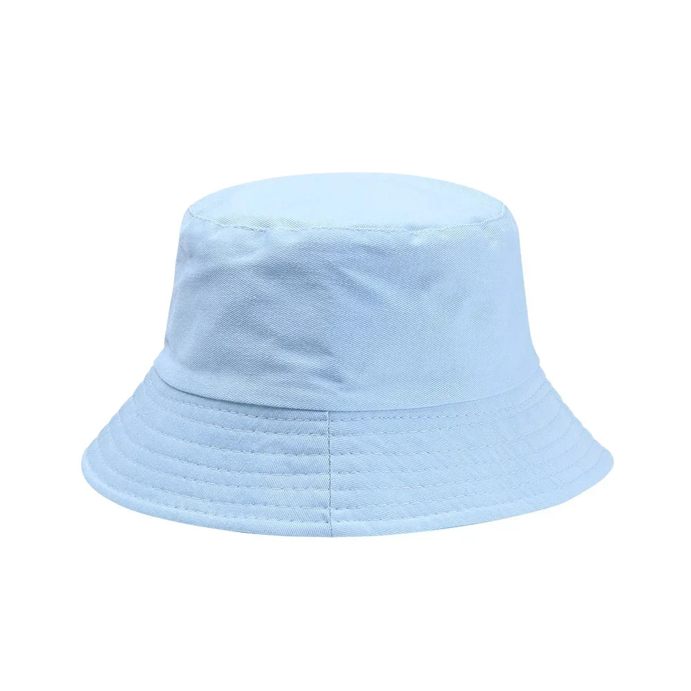 Fashion Denim Washed Bucket Hat Retro Foldable Sun Hat For Women Men