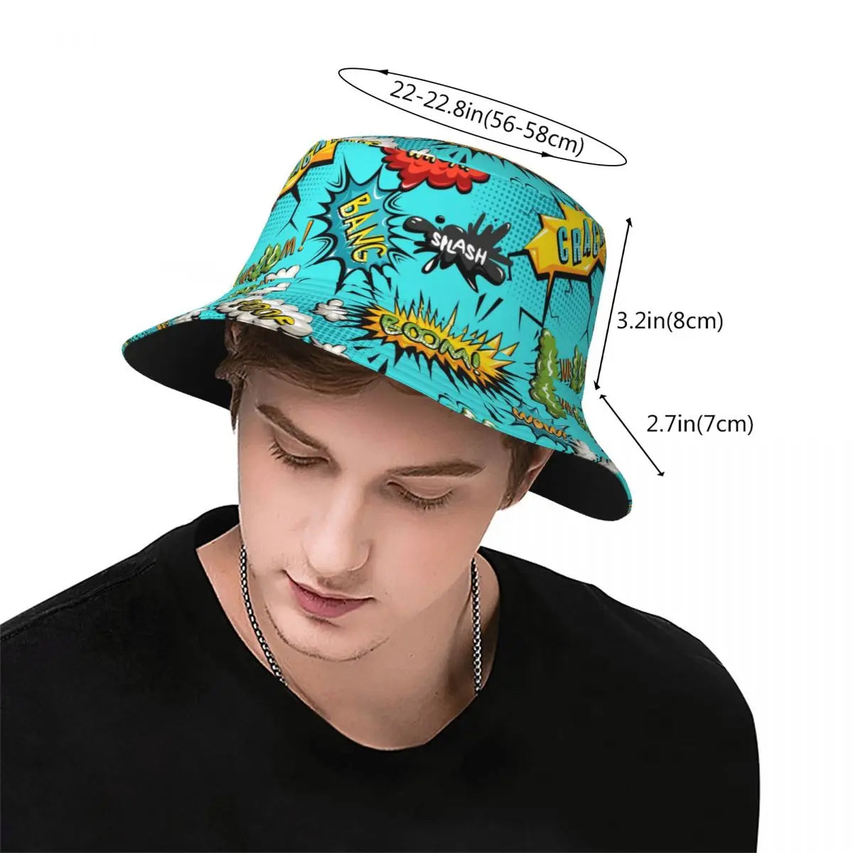 Streetwear Superhero Wow Bucket Hat