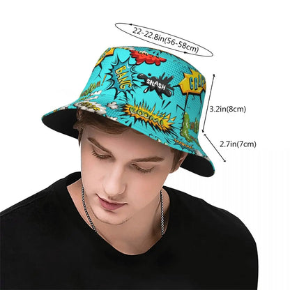 Streetwear Superhero Wow Bucket Hat