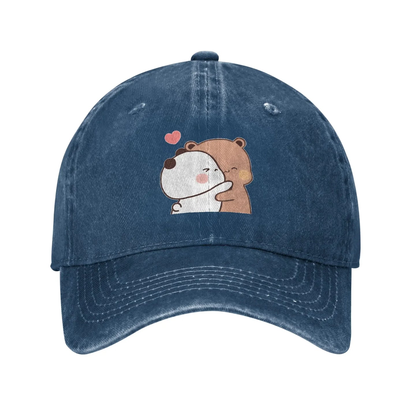 Washed Baseball Cap Kawaii Bubu Dudu Couple Pandas