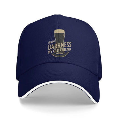 Hello Darkness My Old Friend Outdoor Sport Trucker Hat Baseball Caps