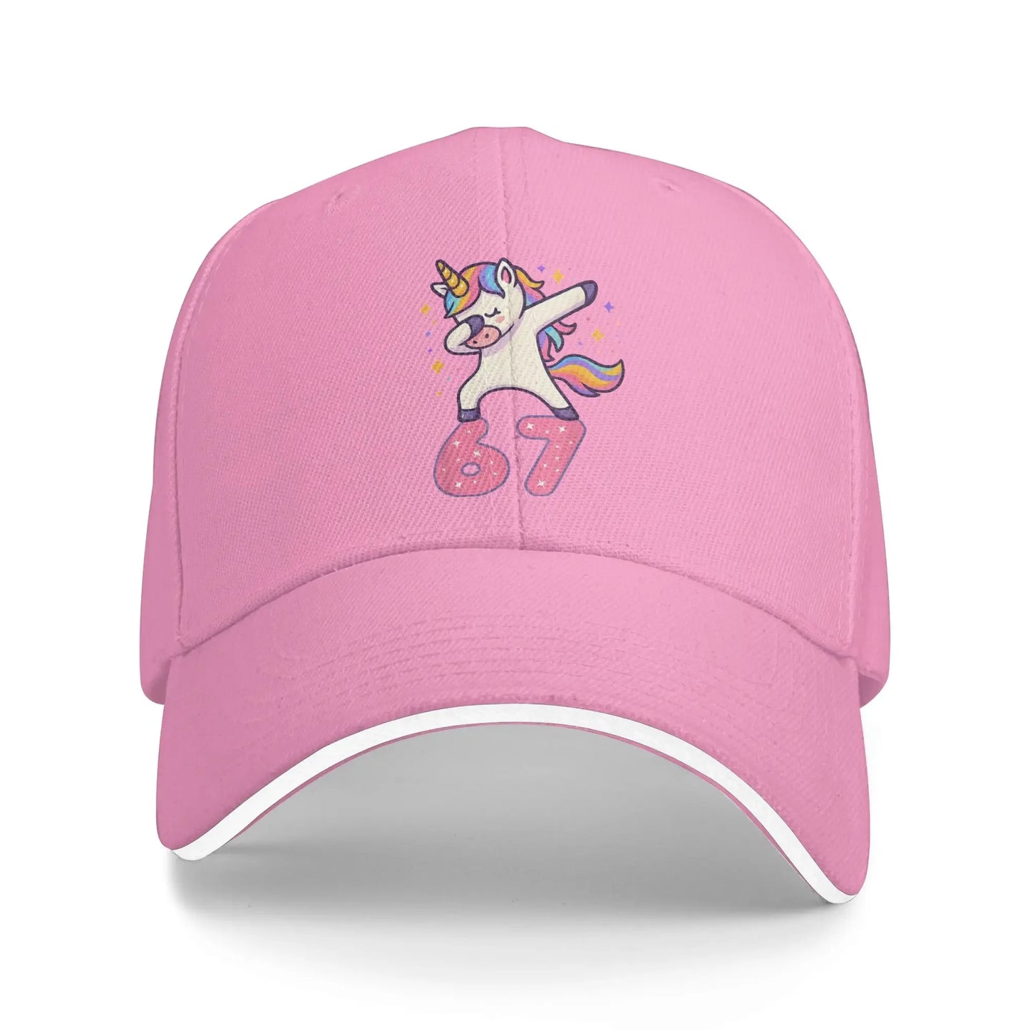 Six Seven Brainrot 67 Meme Baseball Caps
