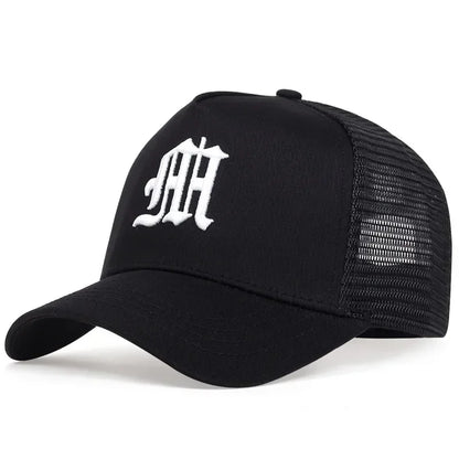 Unisex Personality M Letter Embroidery Baseball Caps