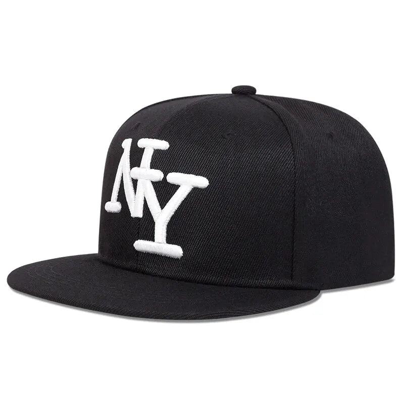 Unisex Letter Embroidery Hip-hop Hats Snapback Cap Baseball Caps Sunscreen Hat