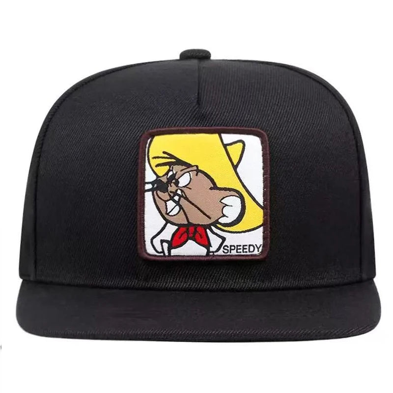 Creative Snapback Hat SPEEDY Mouse Labeling Street HipHop Hat