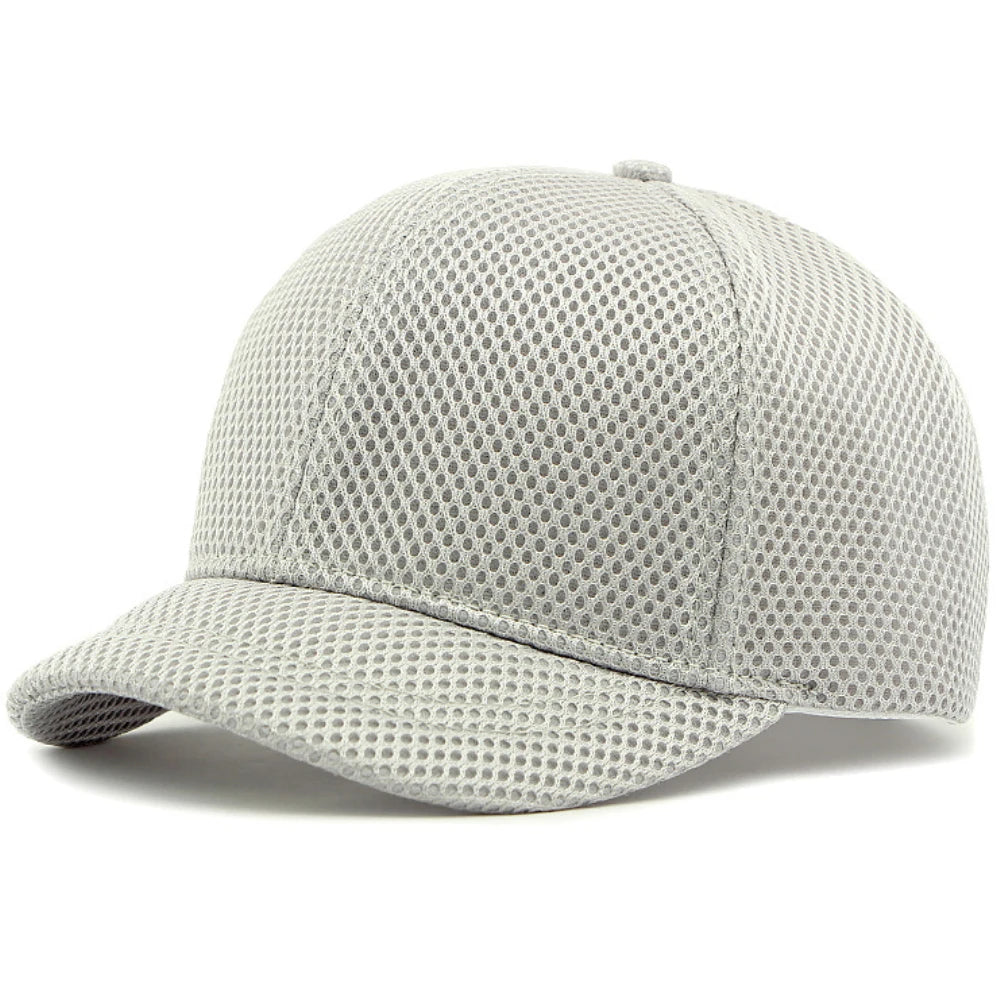 HT4828 5CM Short Brim Baseball Cap Male 6 Panels Baseball Hat