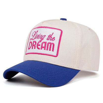 Fashionable Creative Baseball Hat Letter DREAM Embroidered Decorative Hat HipHop Hat