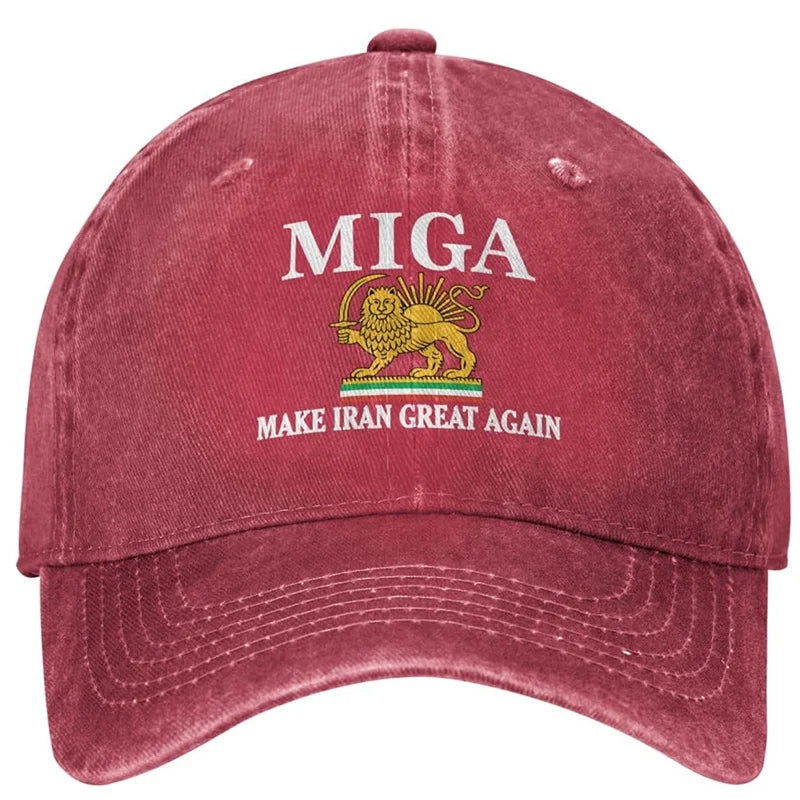 Make Iran Great Again Baseball Cap Men Women