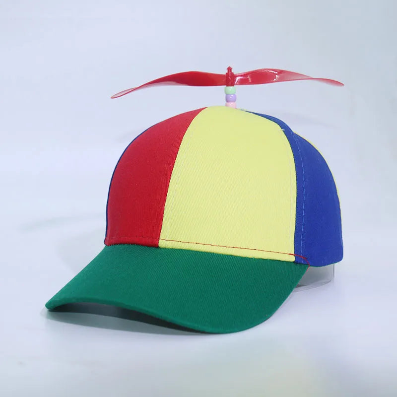 Helicopter Propeller Adventure Rainbow Bamboo Dragonfly Baseball Hat