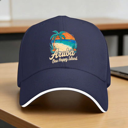 Aruba One Happy Island Casual Baseball Cap