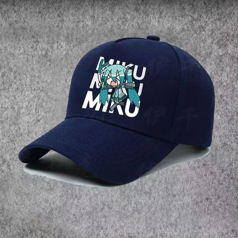Wandai Hatsune Miku Animation Peripheral Printed Baseball Hat