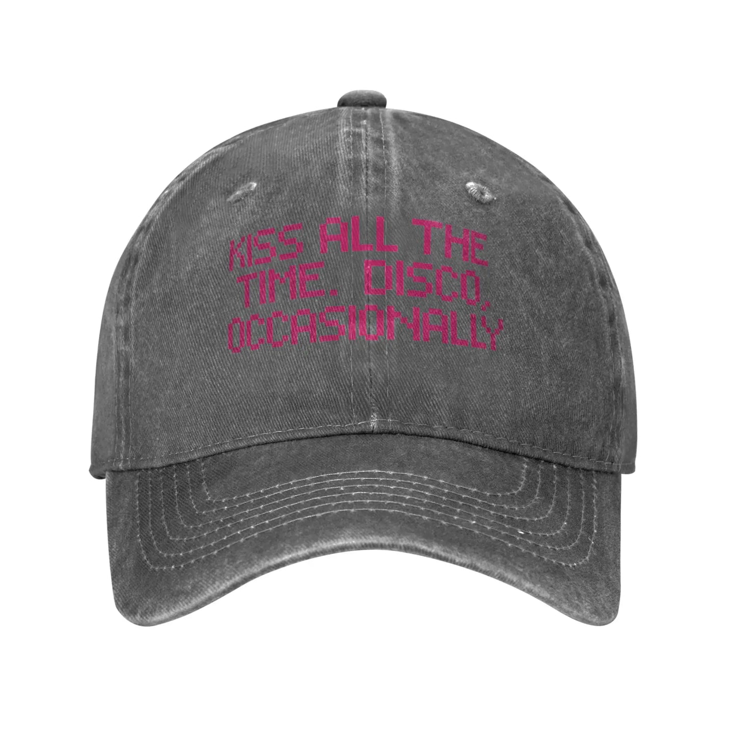 Kiss All the Time Casual Baseball Cap Harrys Styles Album Rock Trucker Hat