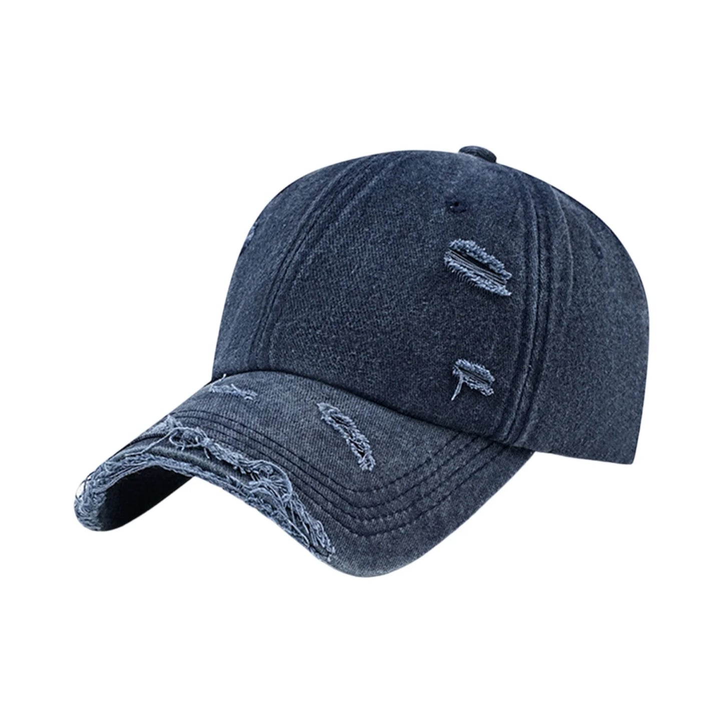 Distressed Vintage Washed Cotton Breathable Lightweight Baseball Cap